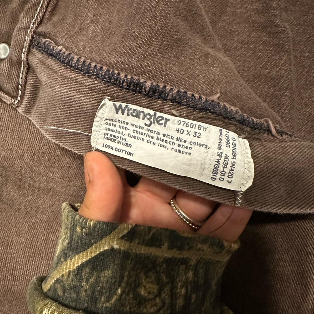 Wrangler brown jeans - Picture 5 of 5